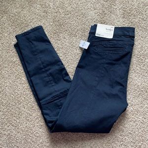 GAP Sculpt True Skinny Dark Denim Moto Jeans